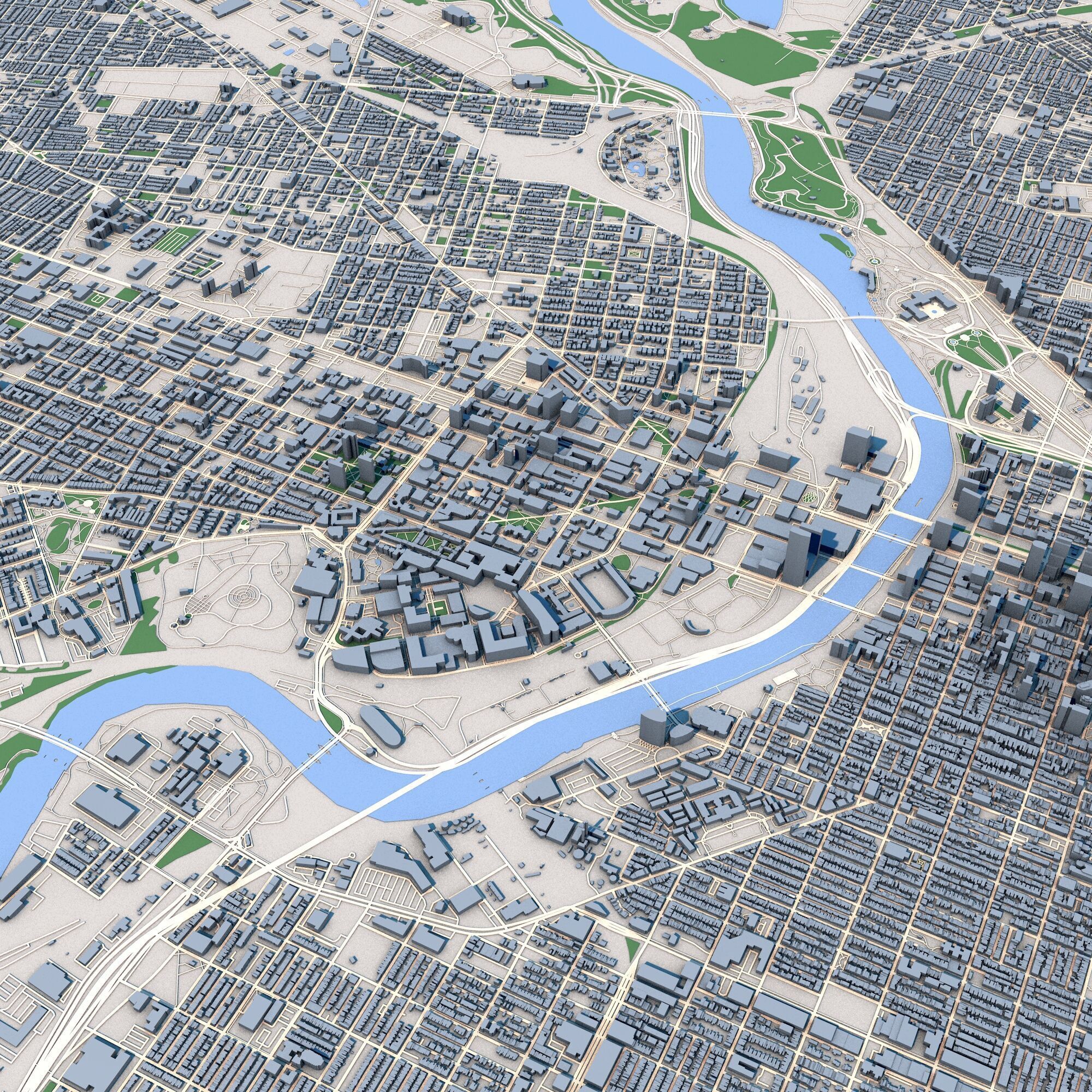 Philadelphia City Pennsylvania United States 3D model_3