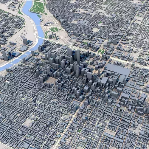 Philadelphia City Pennsylvania United States 3D model
