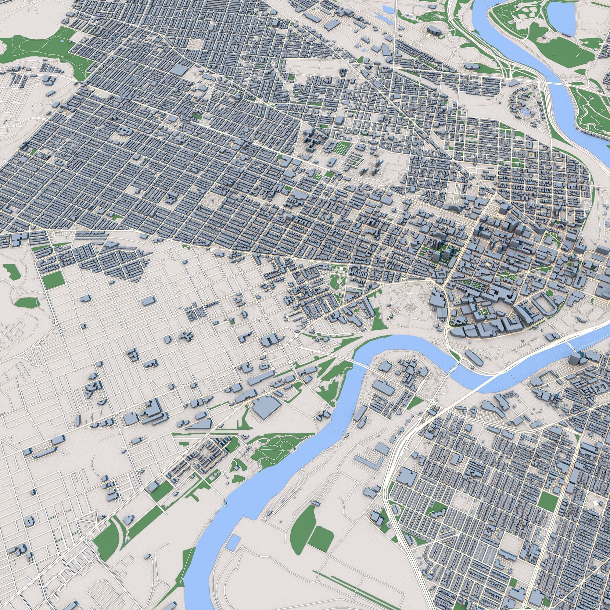 Philadelphia City Pennsylvania United States 3D model_4