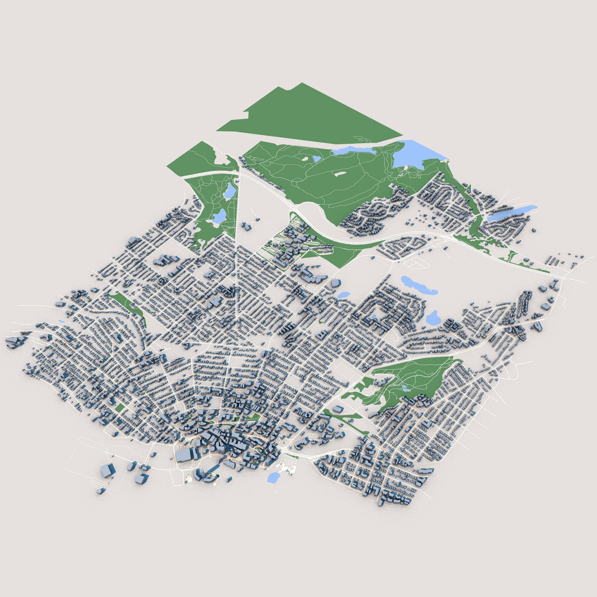 Nanaimo City Canada 3D model_1