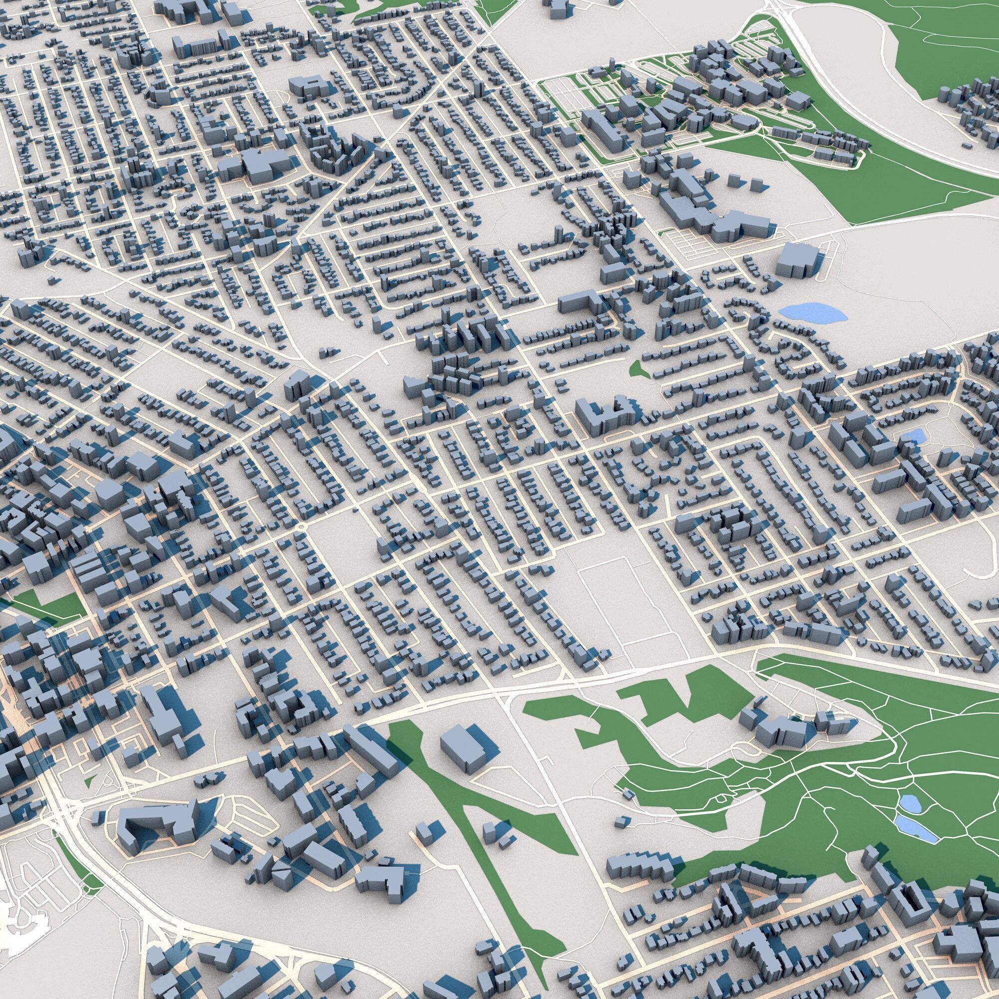 Nanaimo City Canada 3D model_2