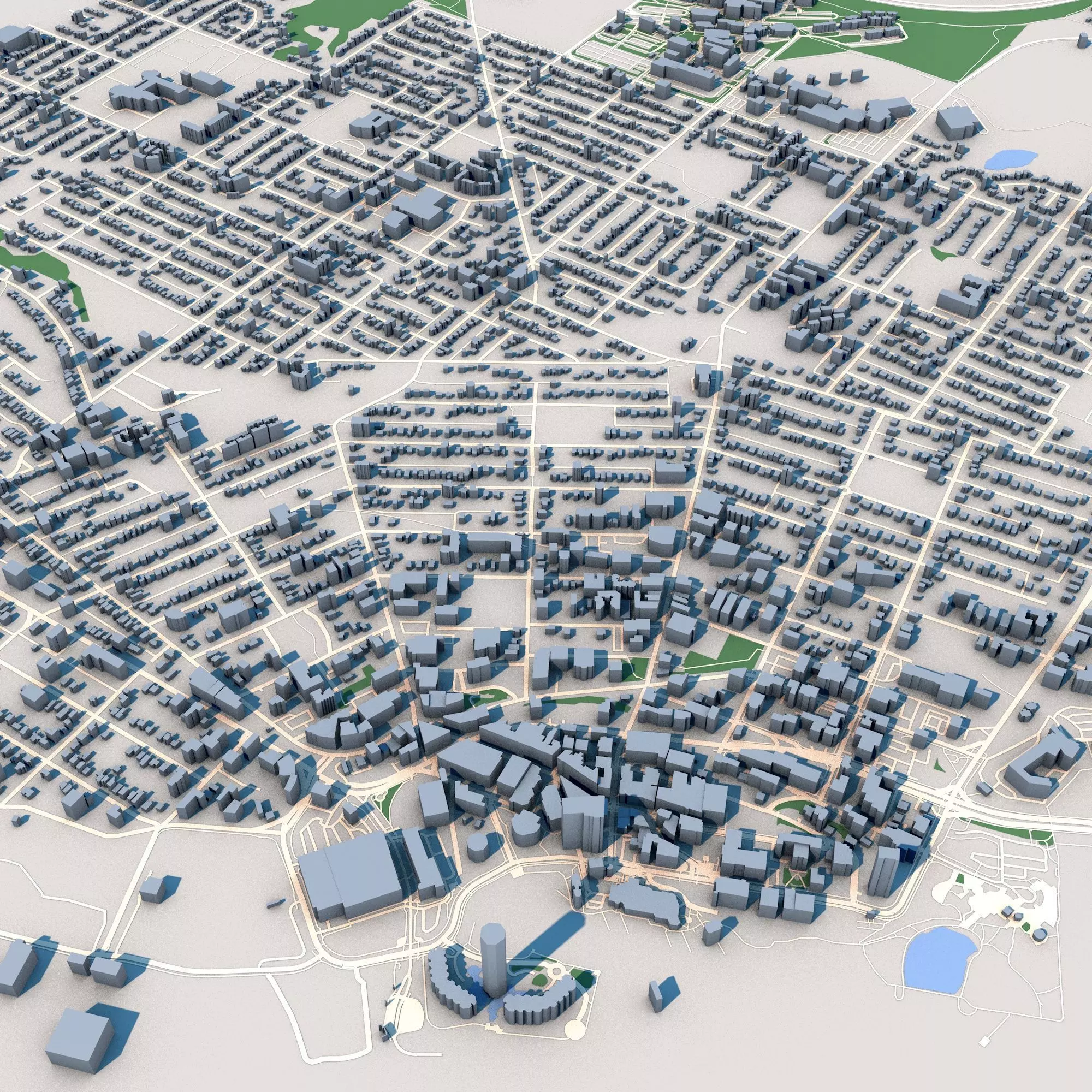 Nanaimo City Canada 3D model_0