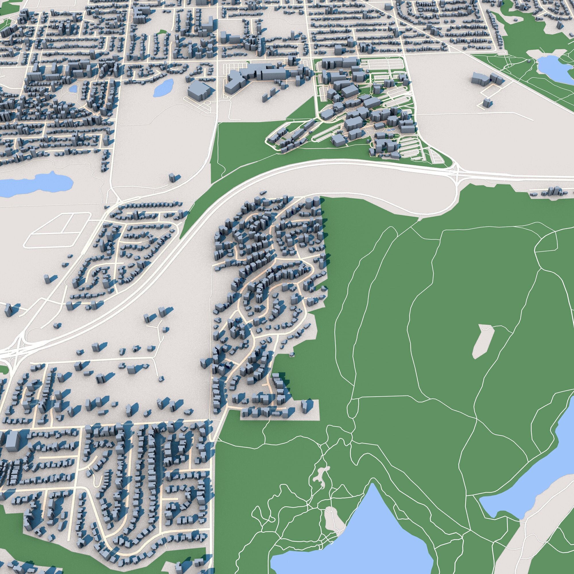 Nanaimo City Canada 3D model_4