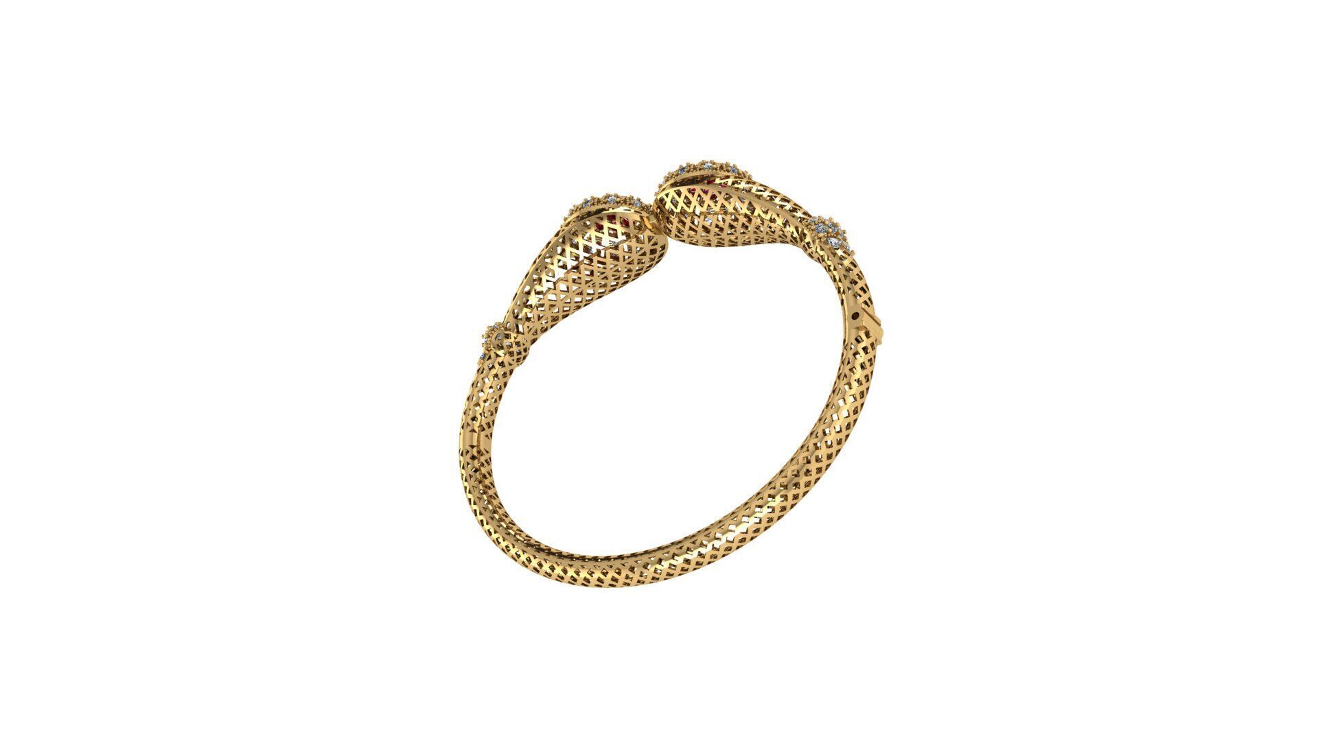 Ruby Bangle 3D print model_6