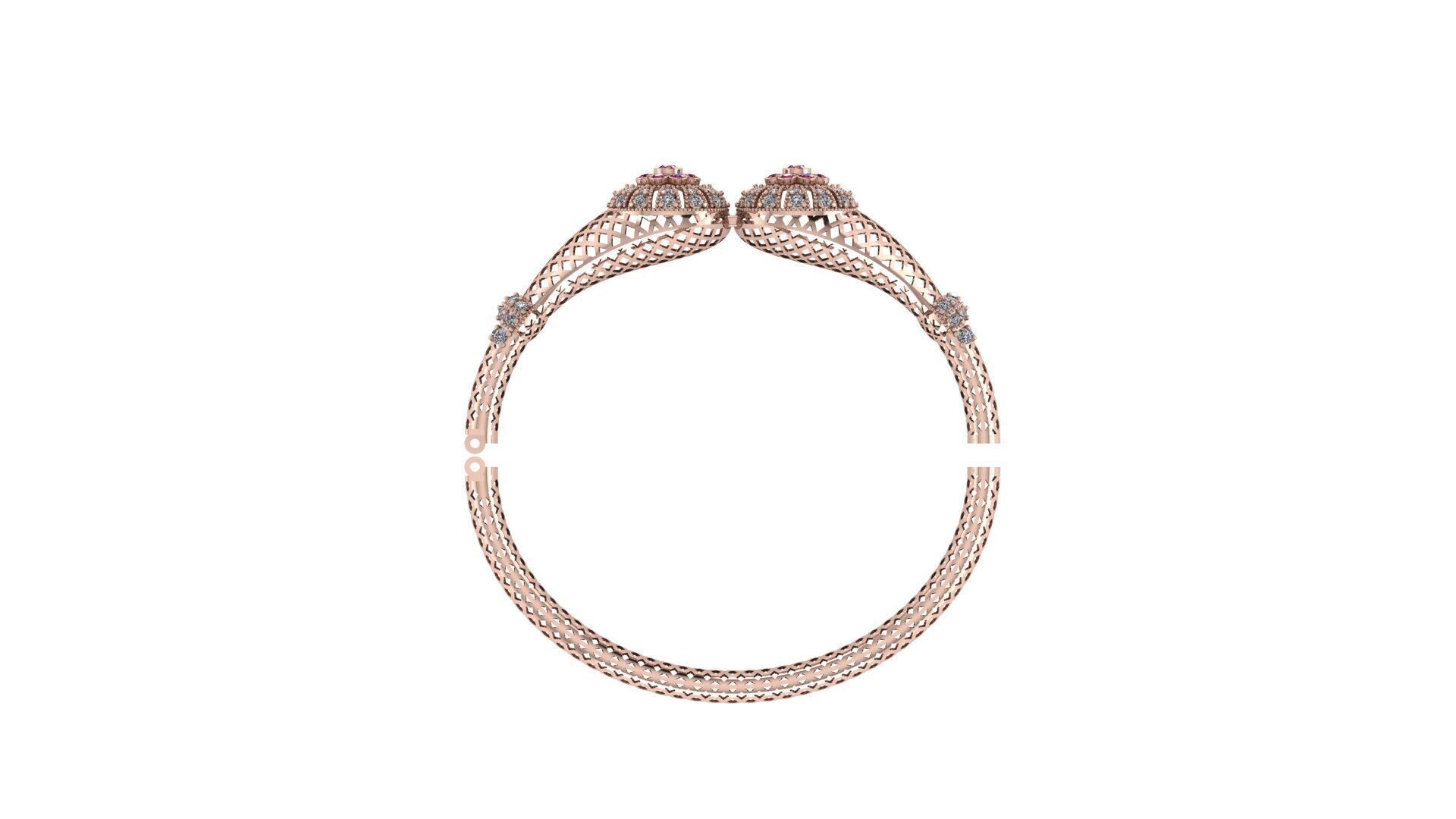 Ruby Bangle 3D print model_17