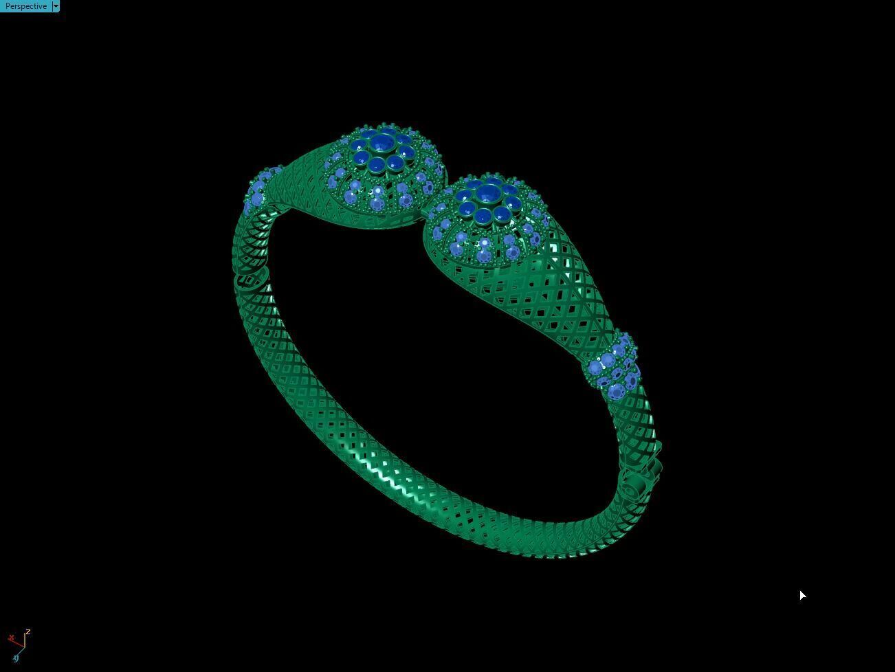 Ruby Bangle 3D print model_18