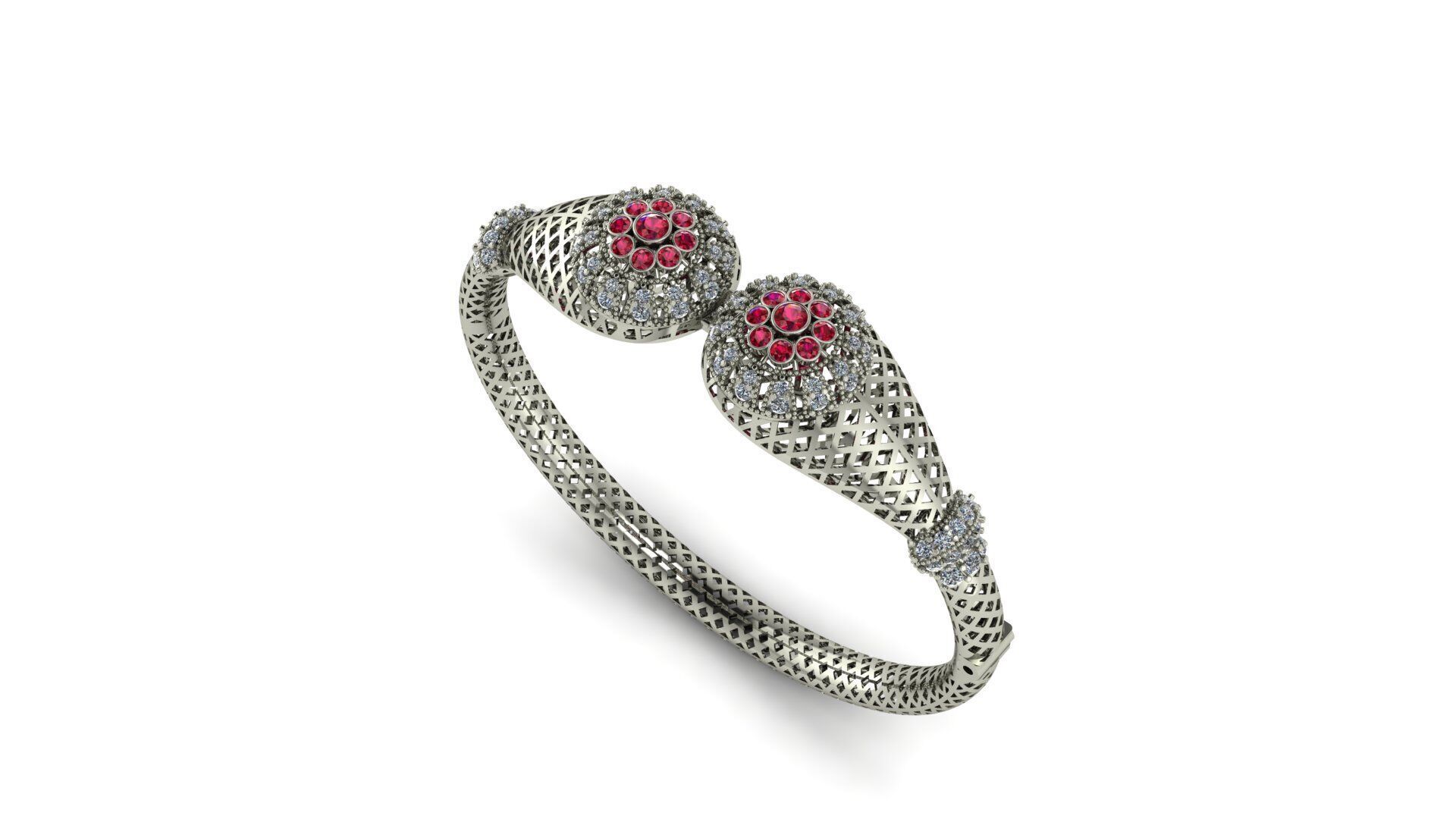 Ruby Bangle 3D print model_1