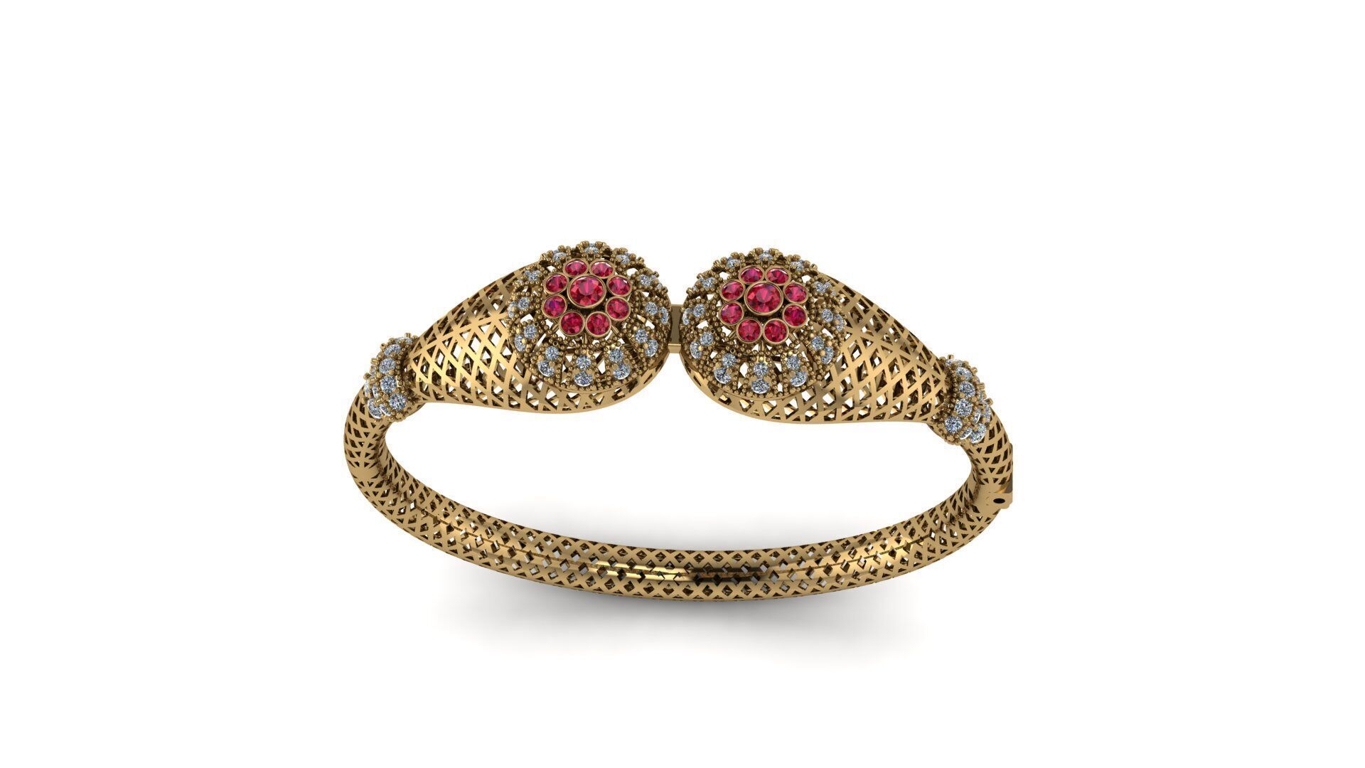 Ruby Bangle 3D print model_3
