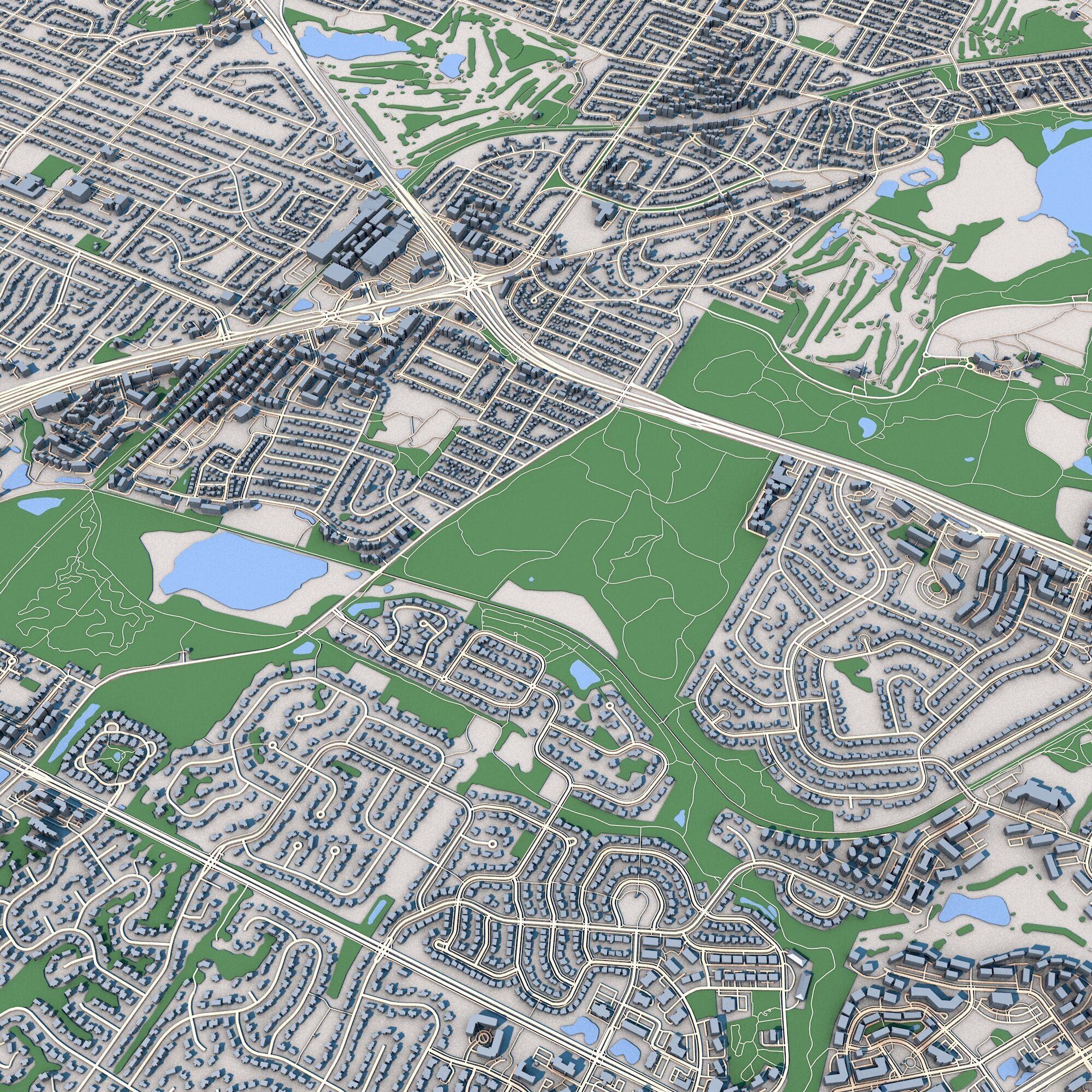 Madison City Wisconsin 3D model_5