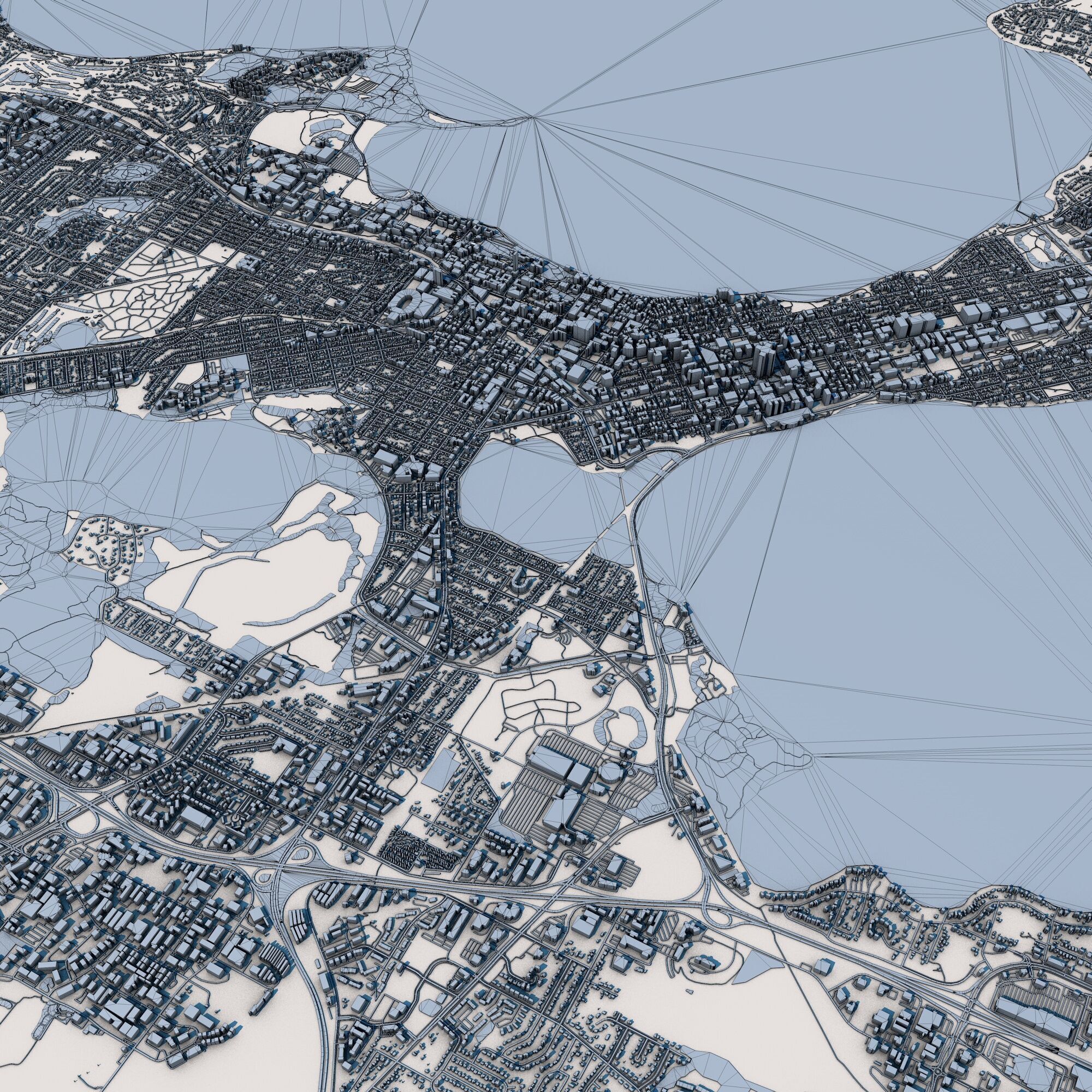 Madison City Wisconsin 3D model_10