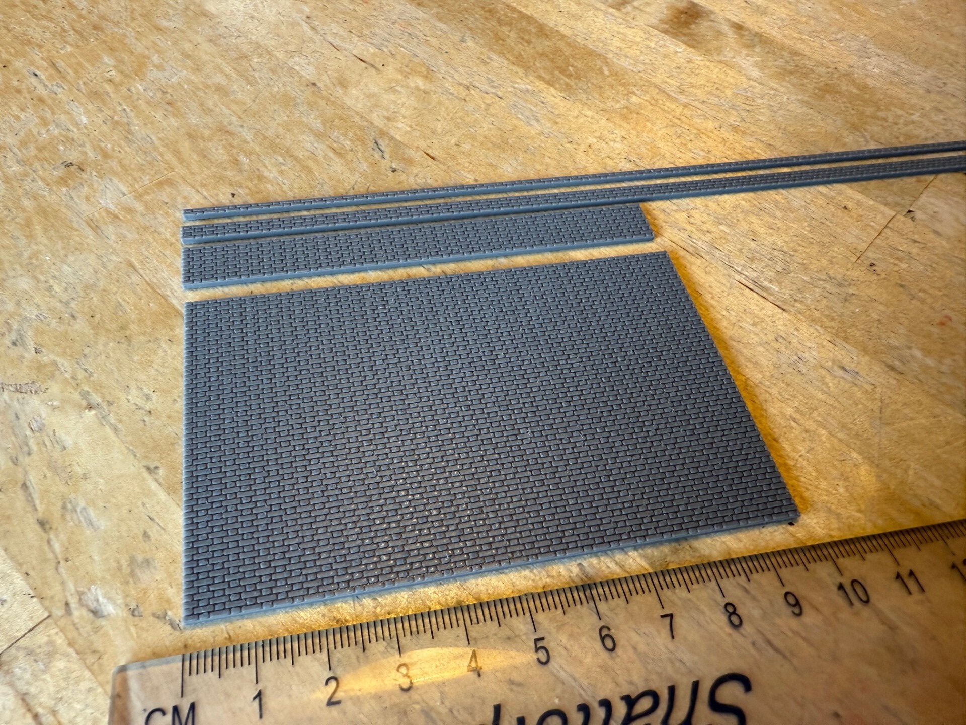 Modelling Flemish Bond Brick Sheets Various Sizes 3D print model_2