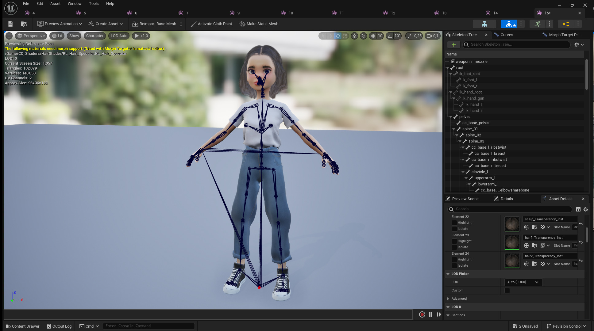 Cute and Playful Character Rigged Stylized 3D Young  Low-poly 3D model_23