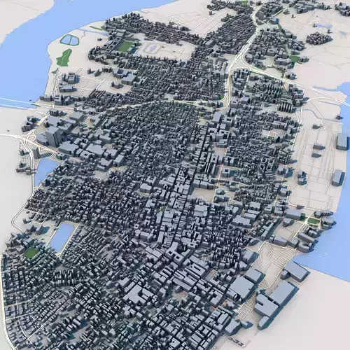 Charleston City South Carolina United States 3D model