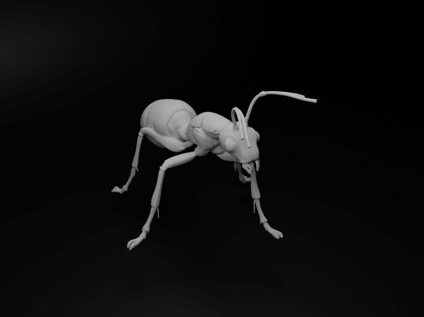 Ant Animal Figure 3D print model_2