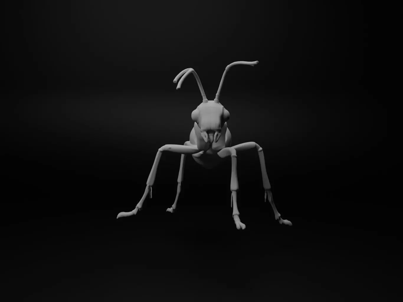 Ant Animal Figure 3D print model_0