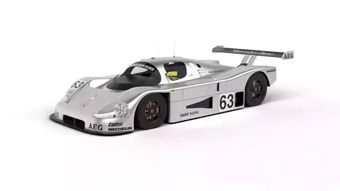 Mercedes Benz C9 GT 1987 Sauber Racing 3d model 3D model