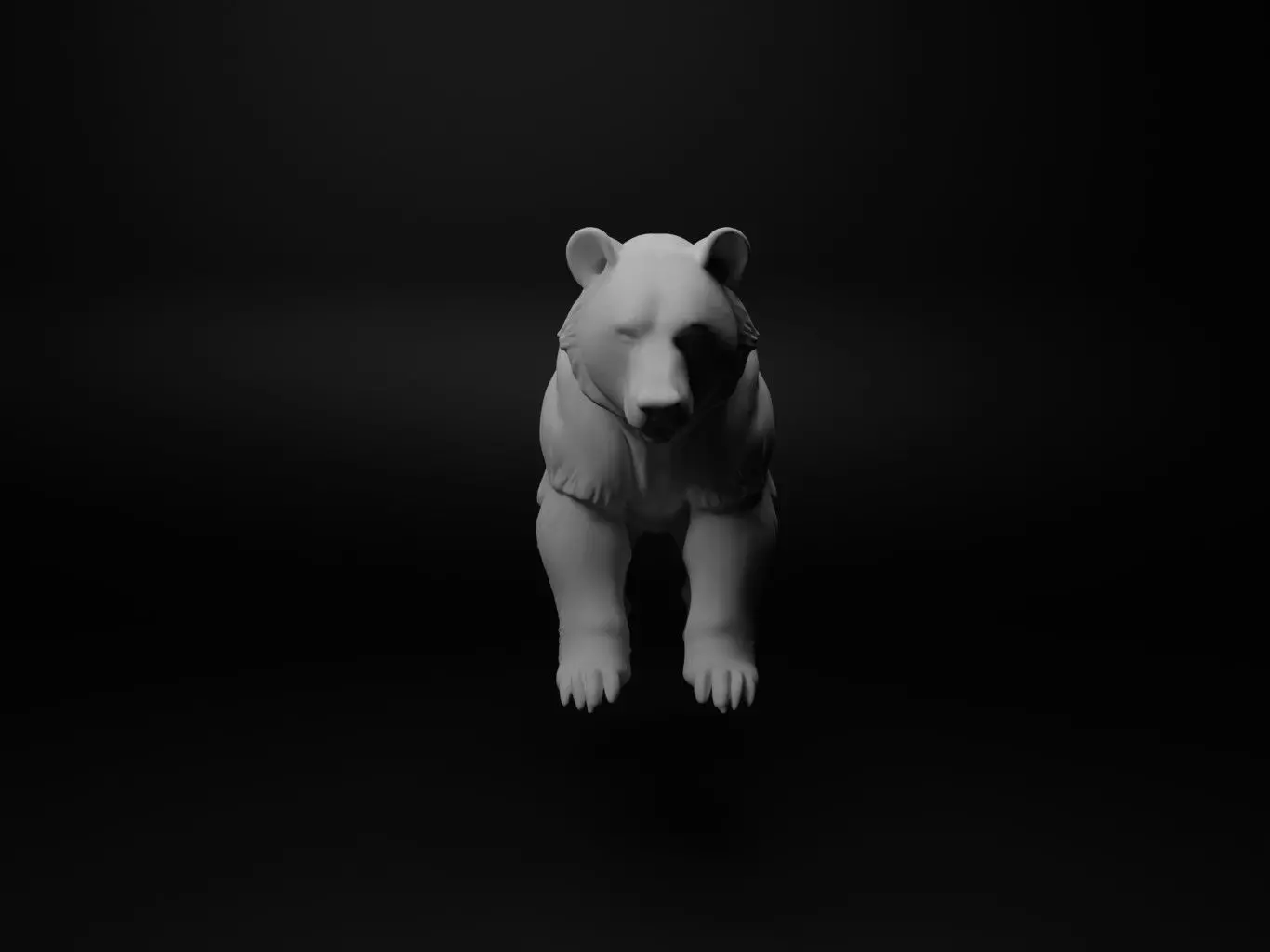 Bear Animal Figure 3D print model_0