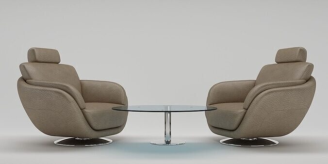 Modern Armchair 3D Model 3D model