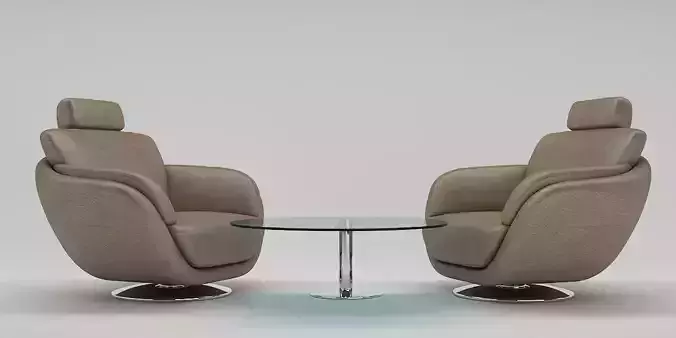 Modern Armchair 3D Model