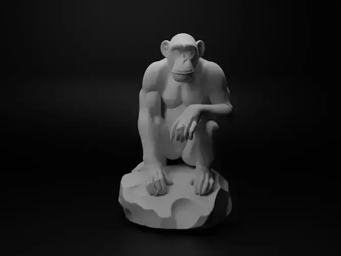 Chimpanzee Animal Figure