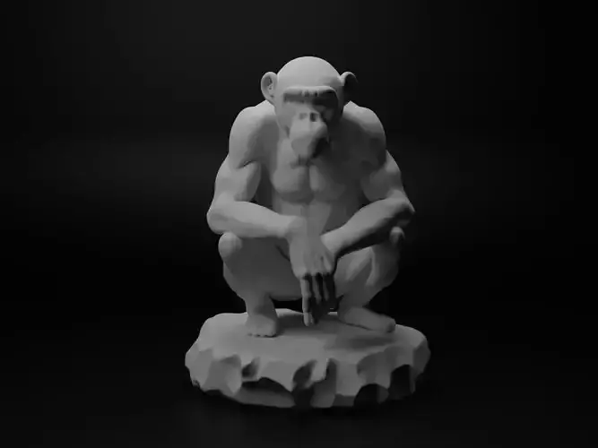 Chimpanzee Animal Figure