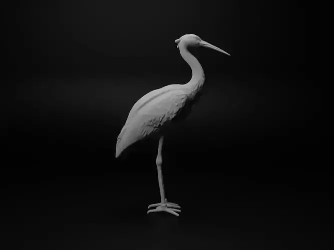 Crane Animal Figure