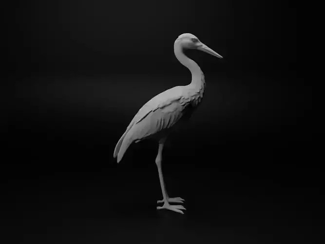 Crane Animal Figure