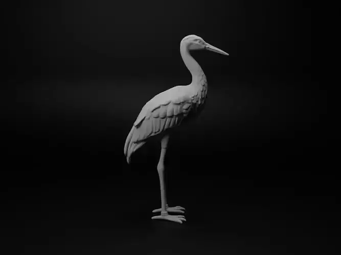 Crane Animal Figure