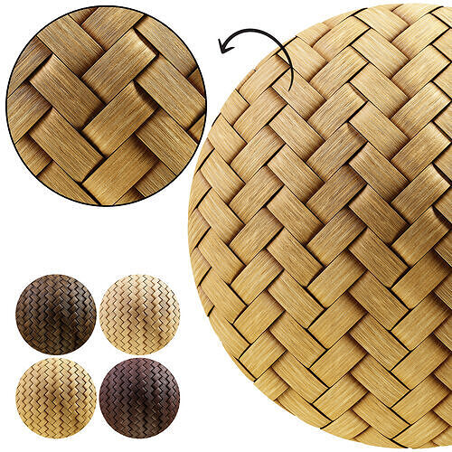 Bambo Weave 01- Seamless Texture