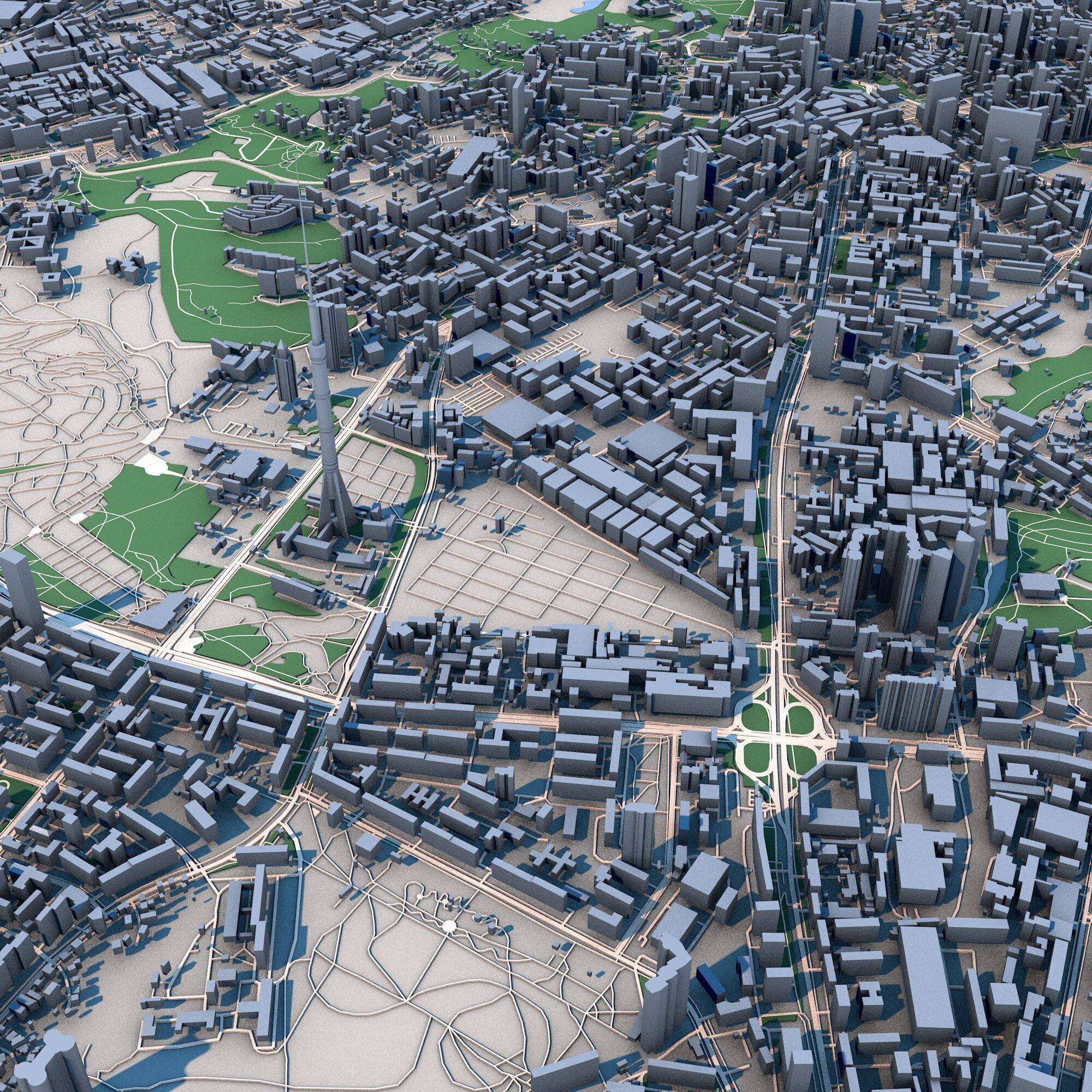 Kyiv City Ukraine 3D model_9