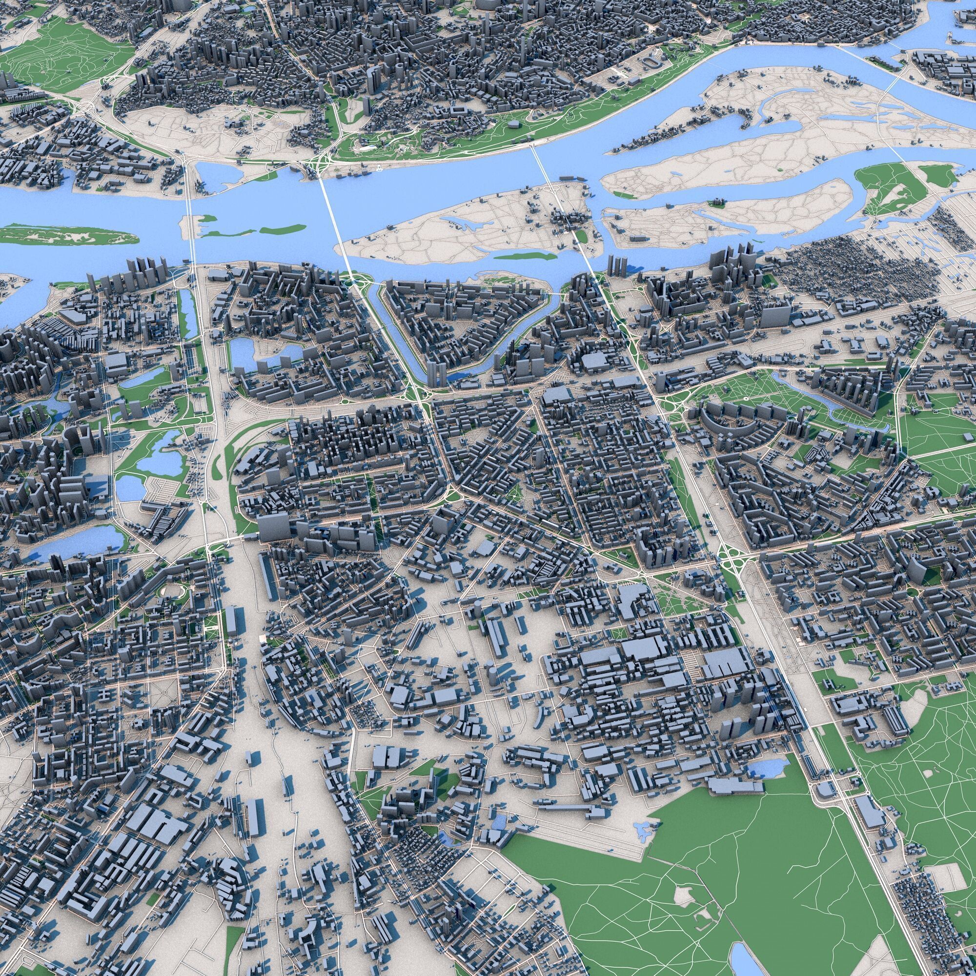 Kyiv City Ukraine 3D model_4
