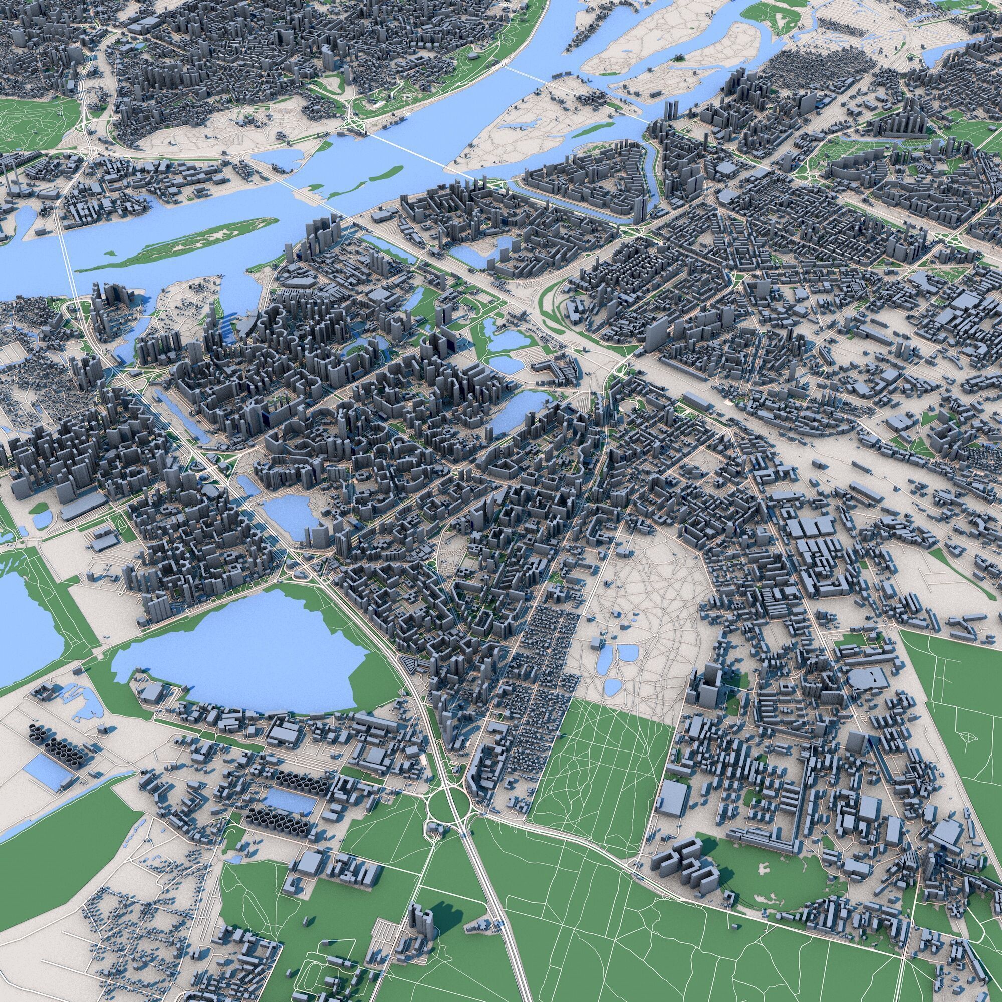 Kyiv City Ukraine 3D model_3