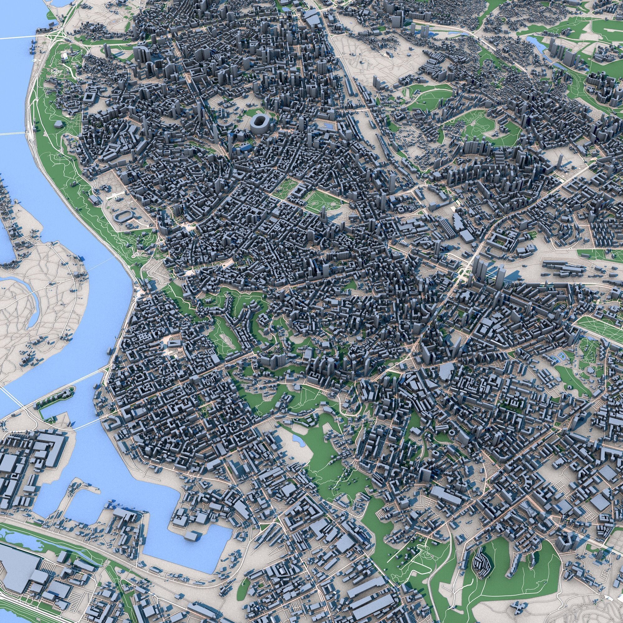 Kyiv City Ukraine 3D model_7