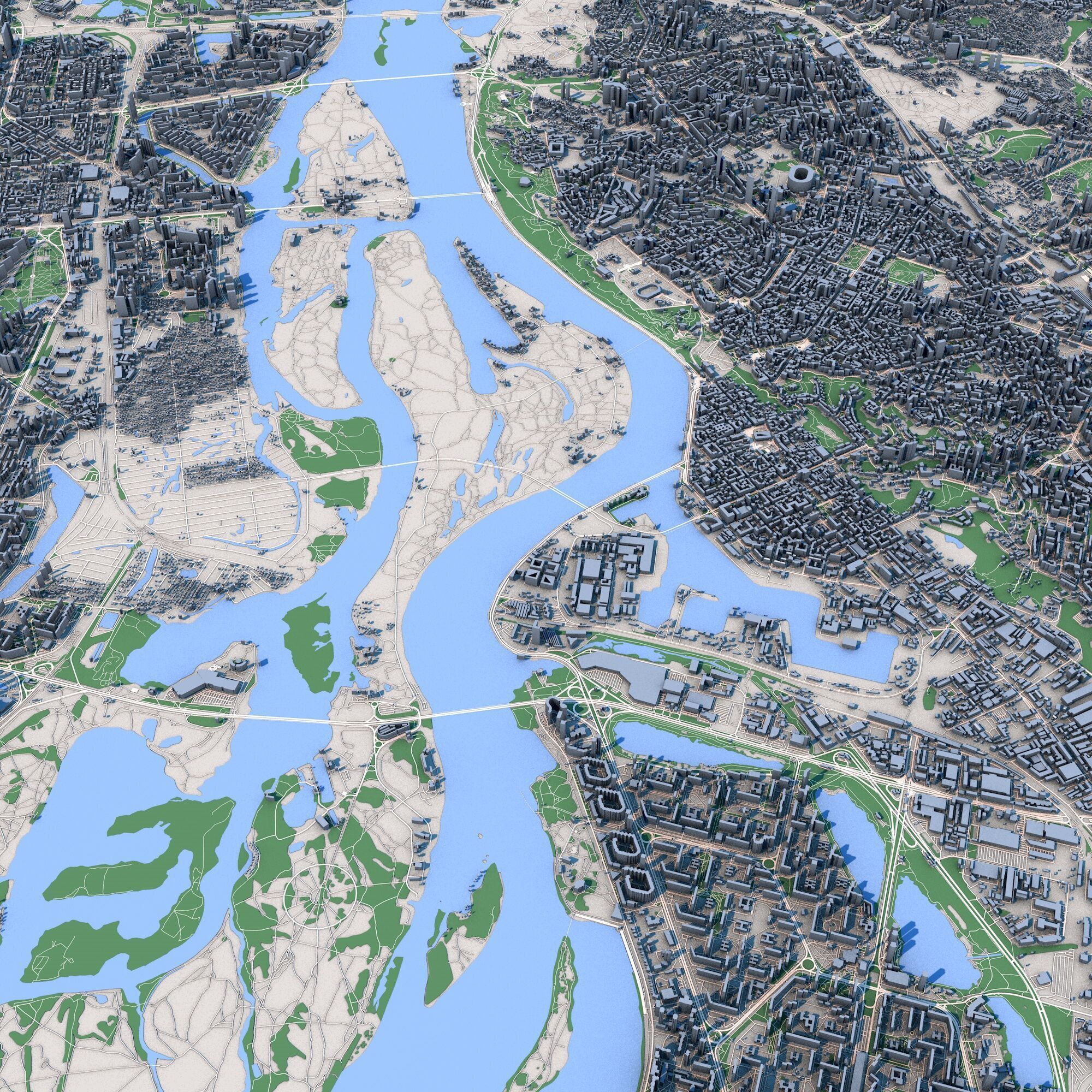 Kyiv City Ukraine 3D model_6