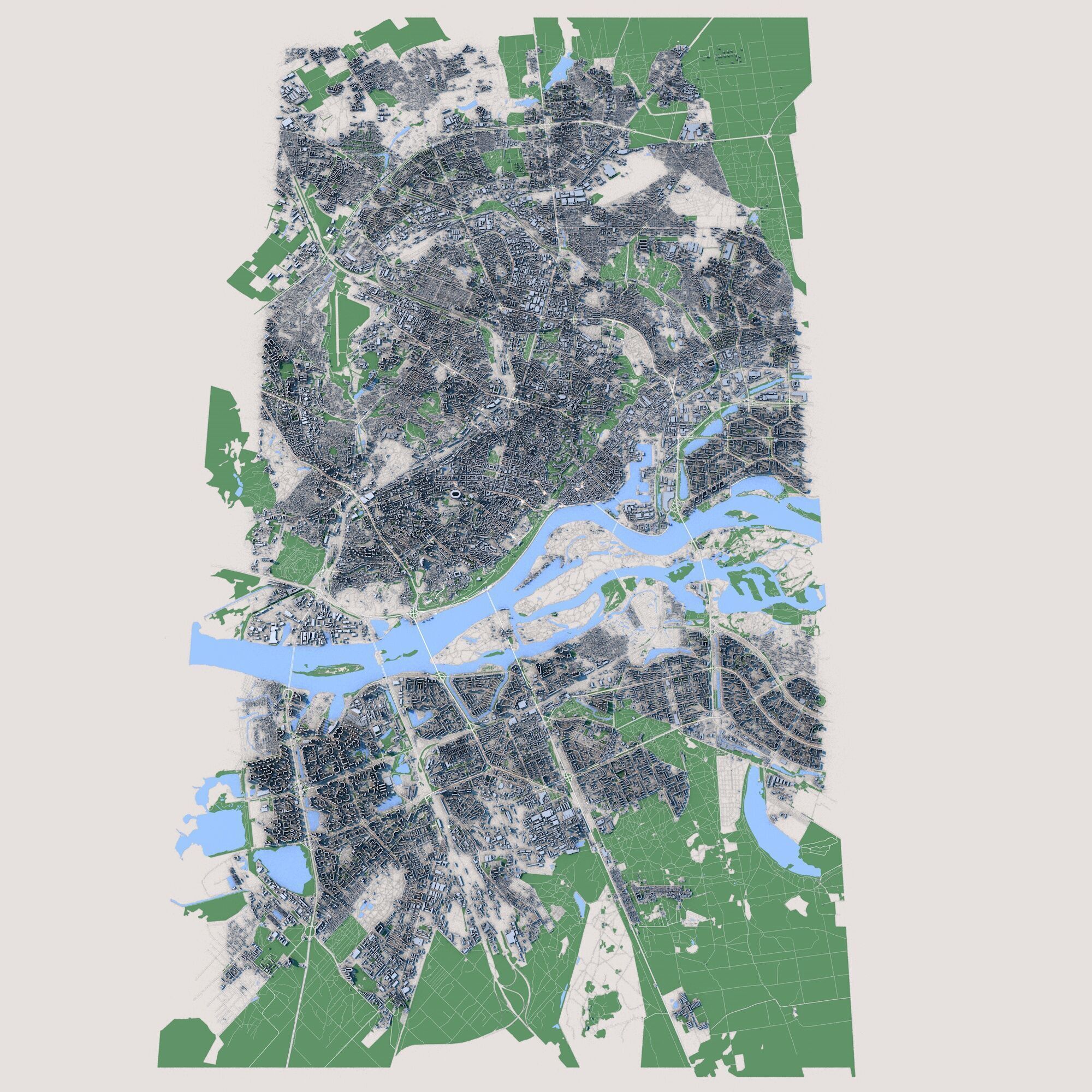 Kyiv City Ukraine 3D model_1