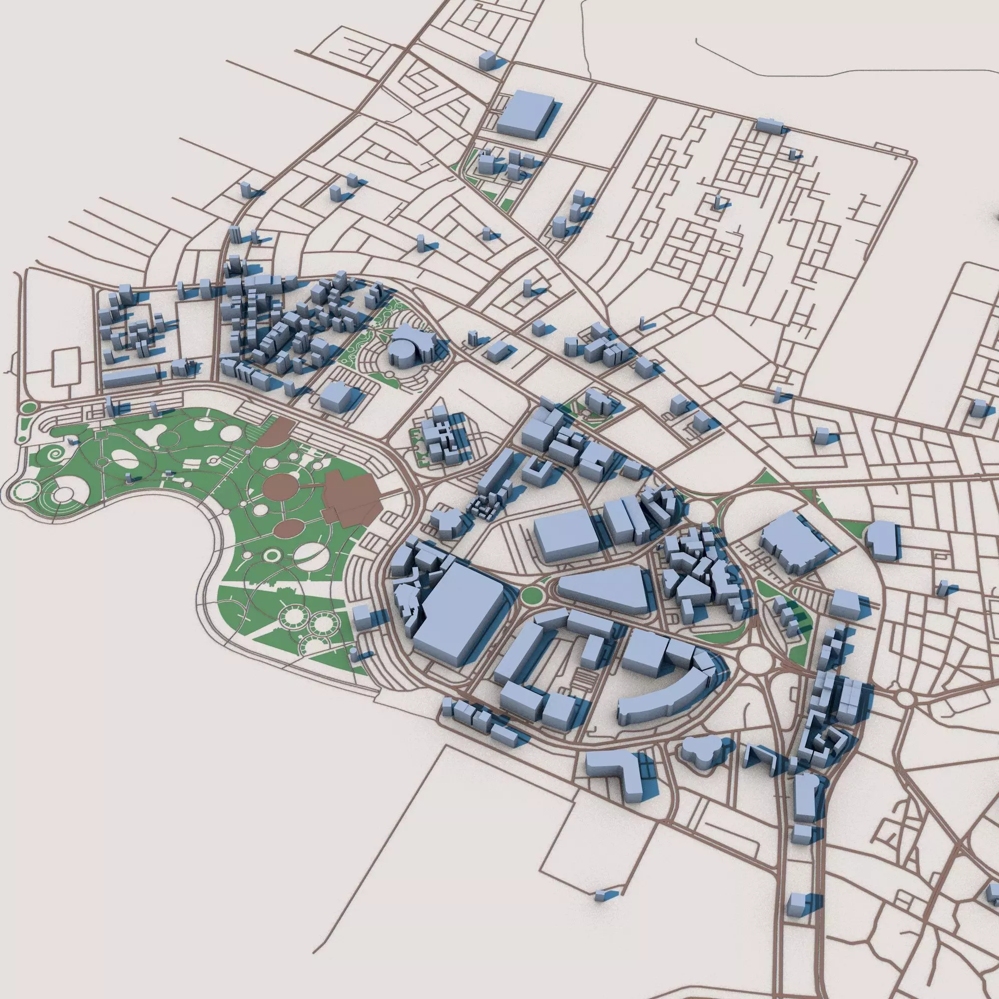 Jazan City Saudi Arabia 3D model_0