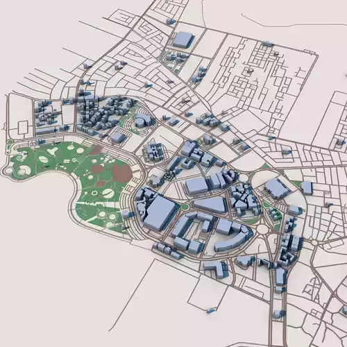 Jazan City Saudi Arabia 3D model