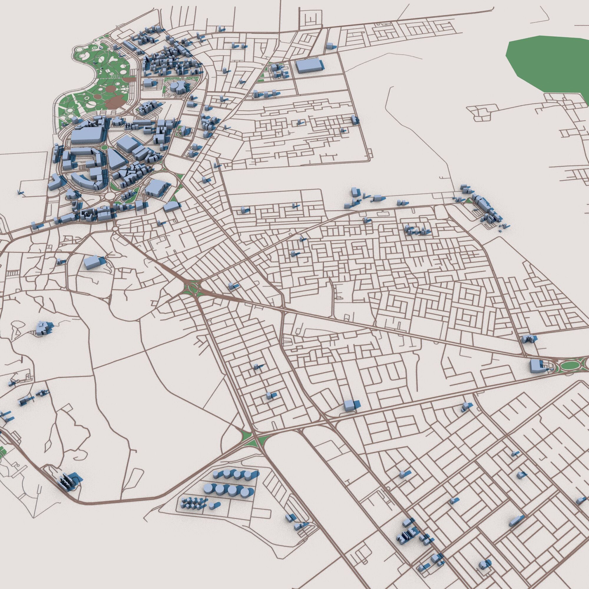 Jazan City Saudi Arabia 3D model_4