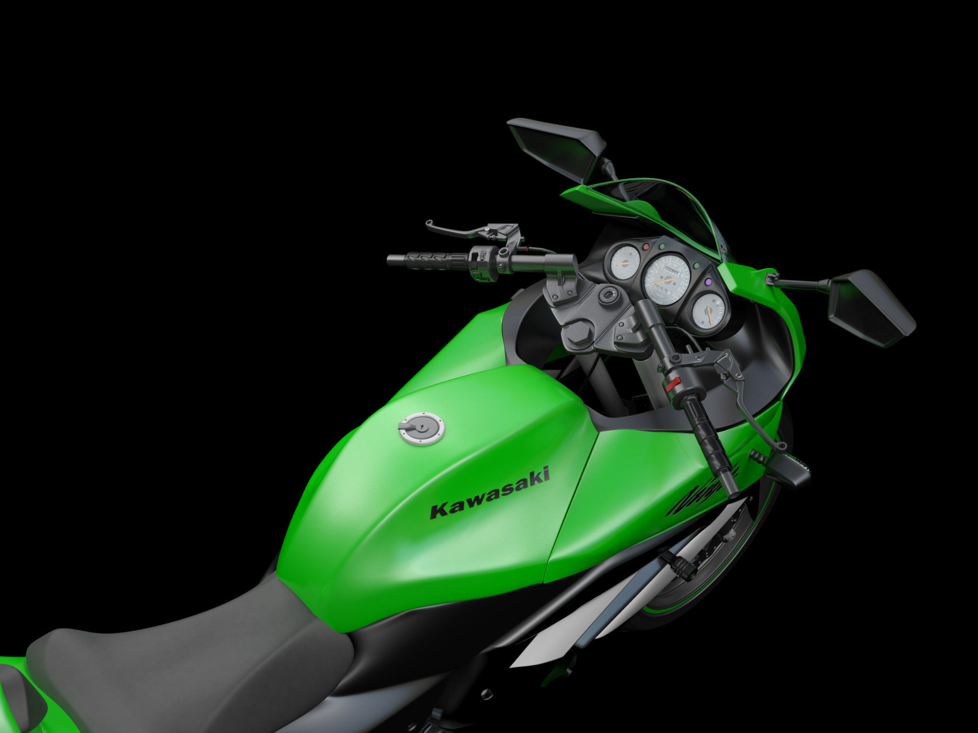 Kawasaki Ninja 250R 3D model_3