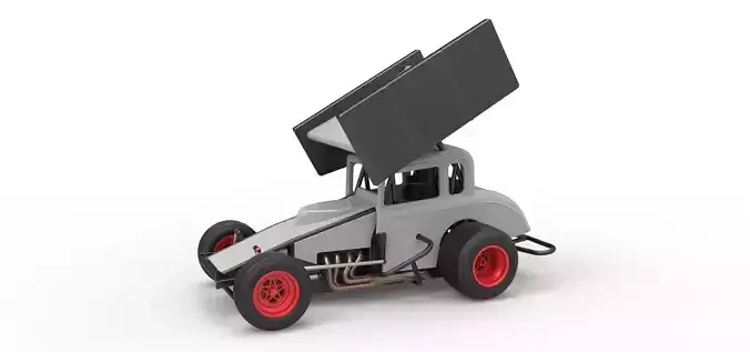 New Zealand Modified stock car Scale 1 to 25 3D print model