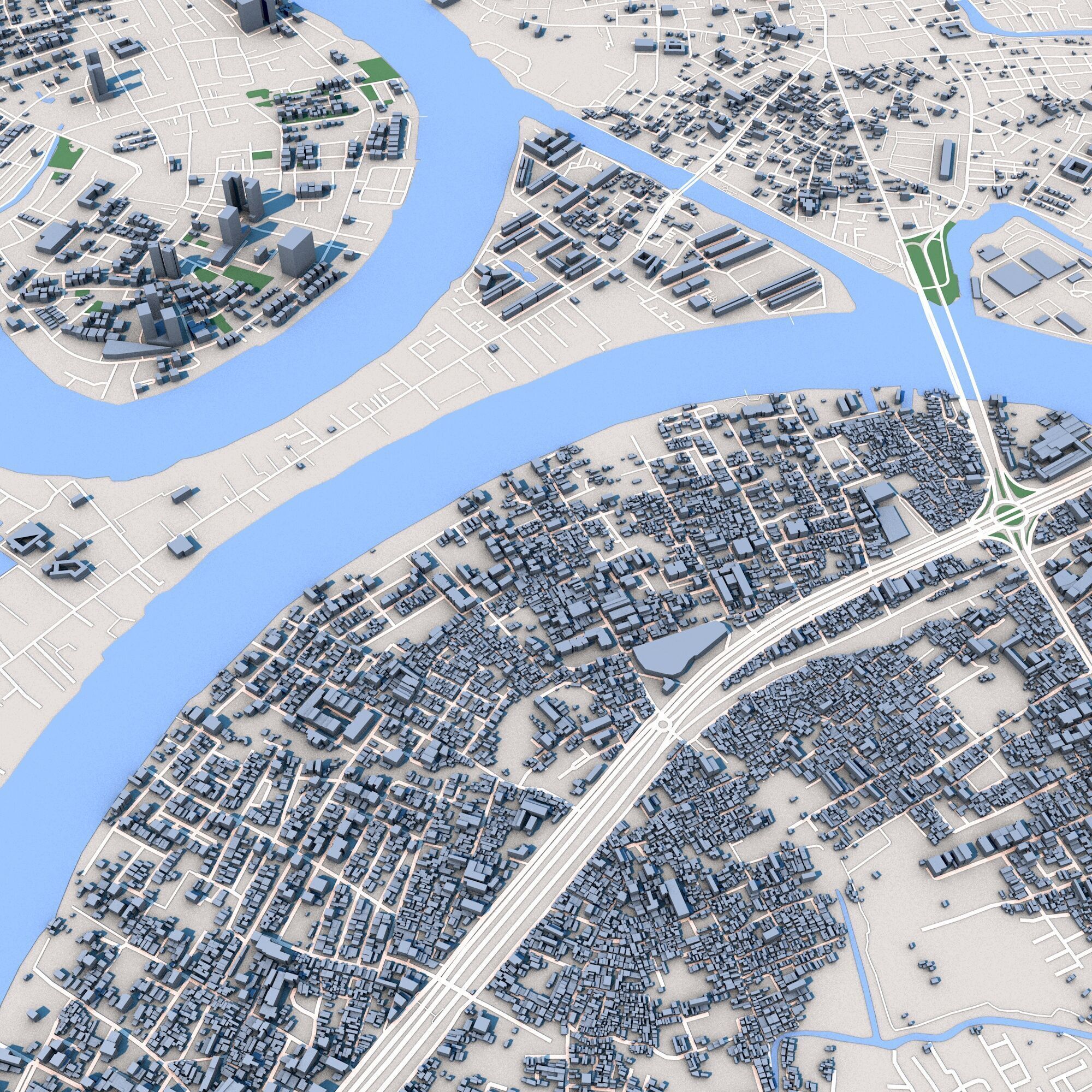 Ho Chi Minh City Vietnam 3D model_5