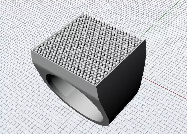 Anel Pave Free 3D model_0