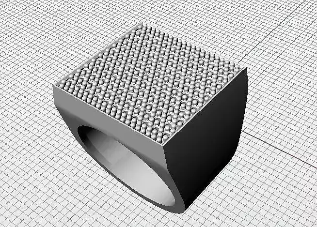 Anel Pave Free 3D model