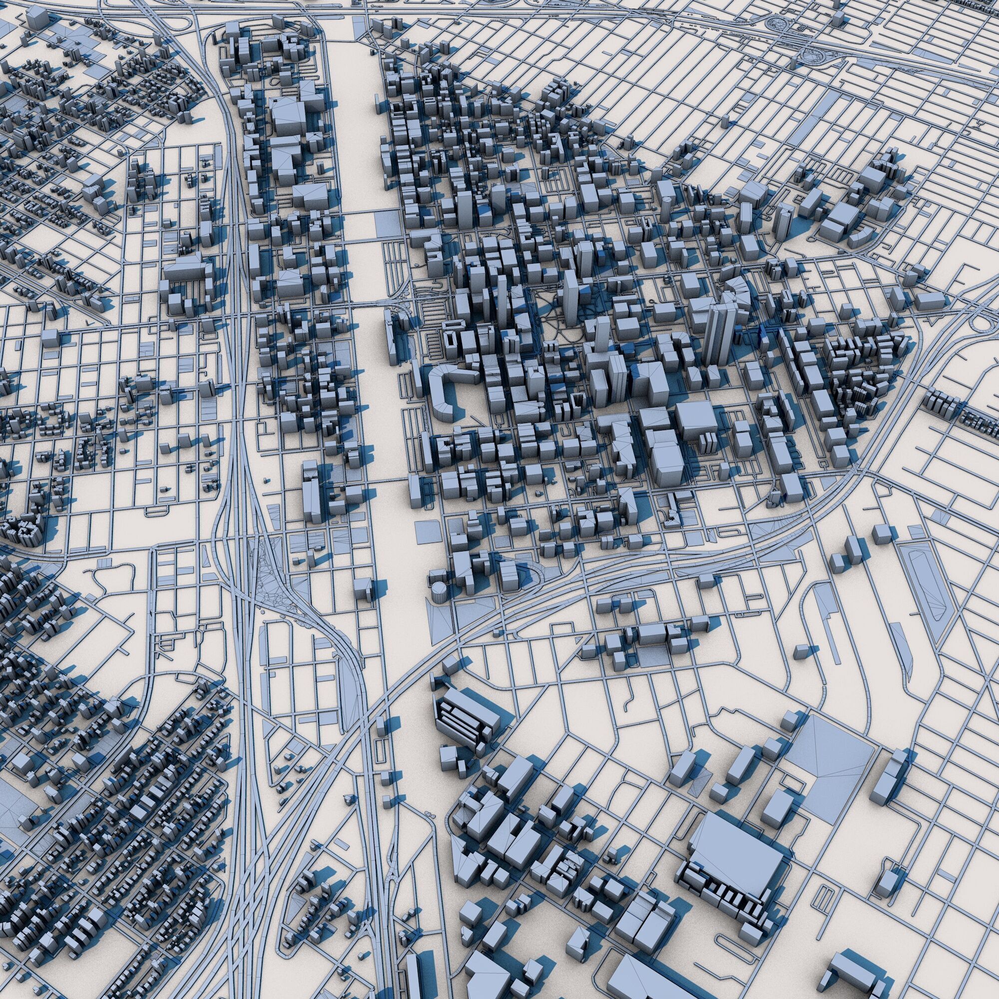 Fresno San Joaquin Valley California United States 3D model_6