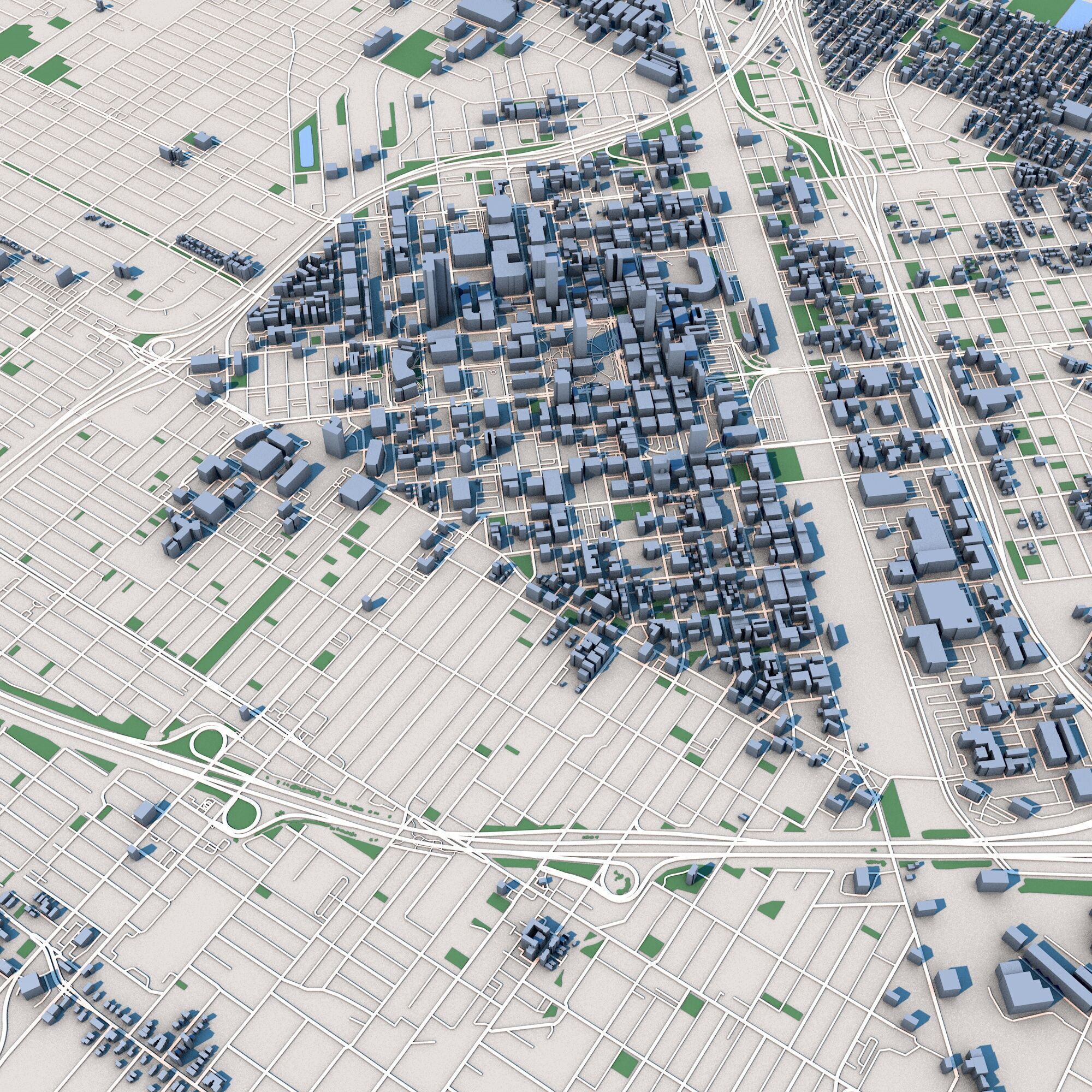 Fresno San Joaquin Valley California United States 3D model_5