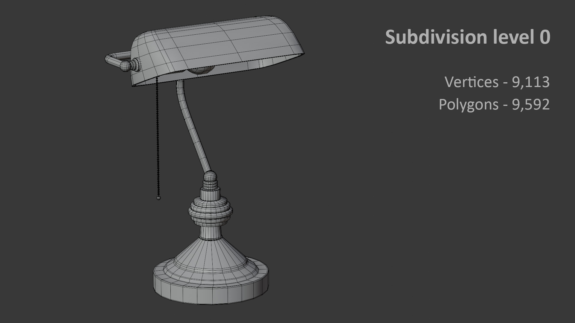 Retro Props Collection Low-poly 3D model_43