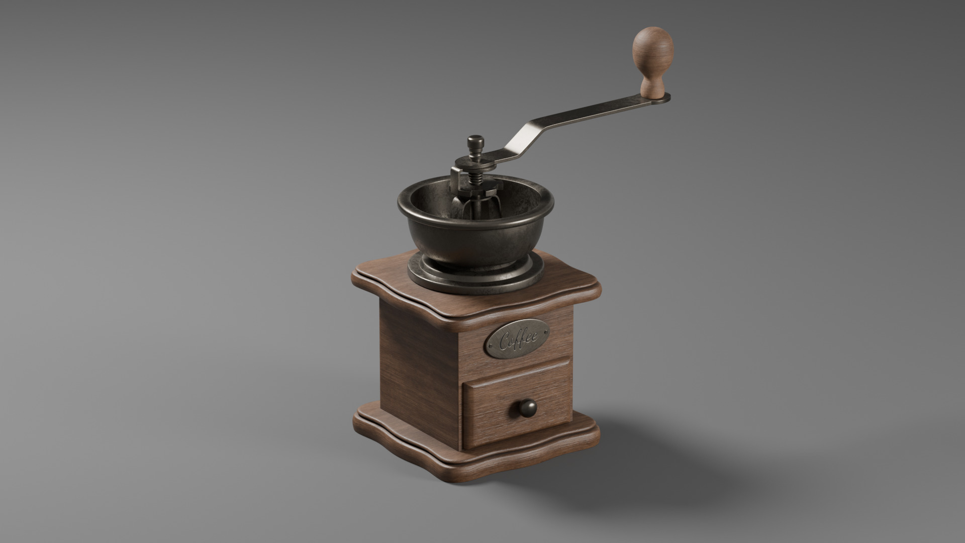 Retro Props Collection Low-poly 3D model_11