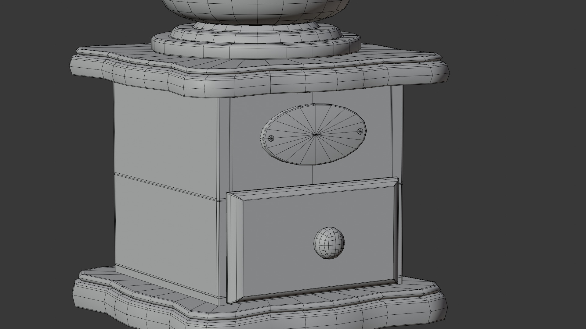 Retro Props Collection Low-poly 3D model_49