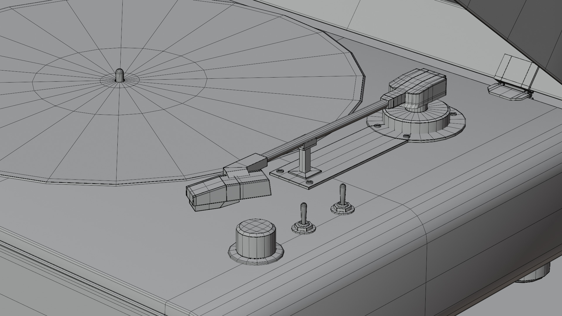 Retro Props Collection Low-poly 3D model_66