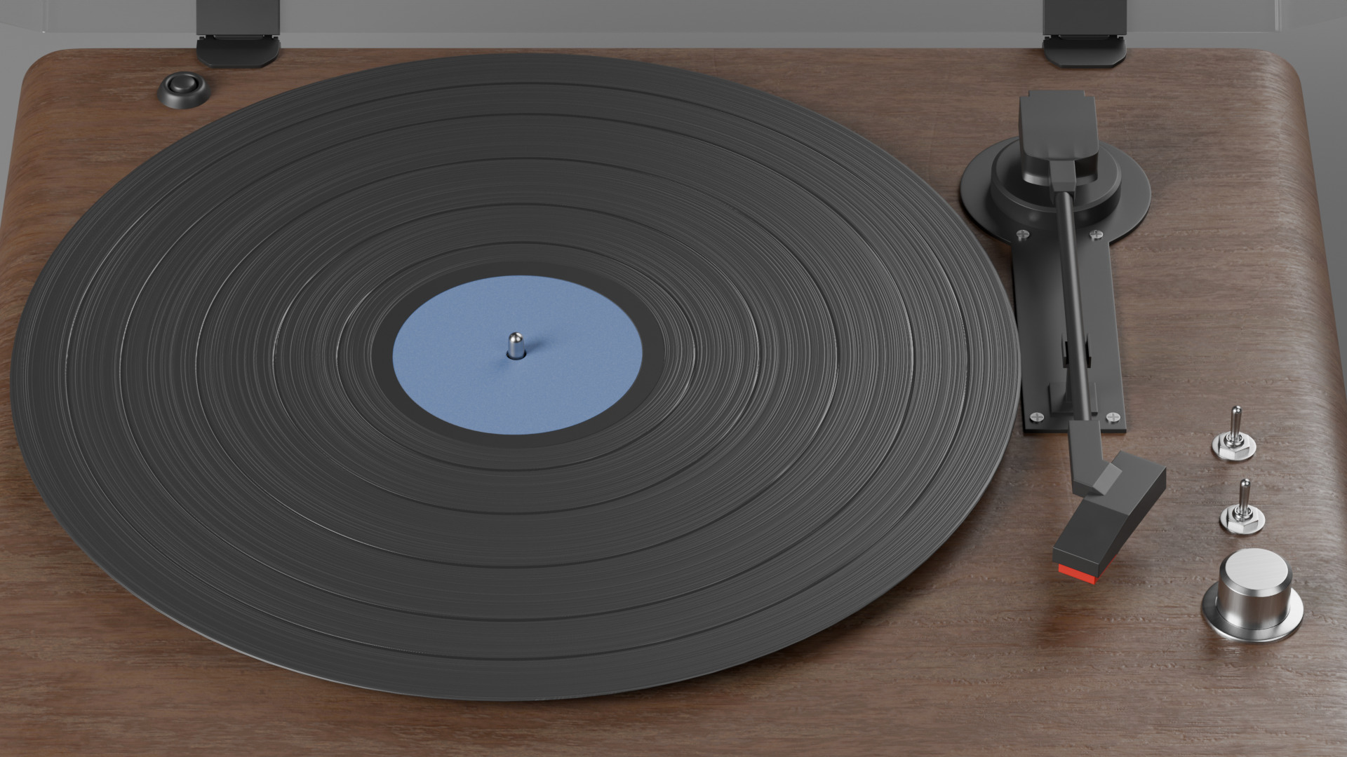 Retro Props Collection Low-poly 3D model_28